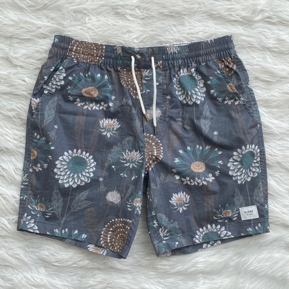 Globe |‎ Floral Print Swim Trunks